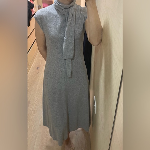 Country Road Dresses & Skirts - COUNTRY ROAD GREY FINE MERINO WOOL DRESS SIZE M